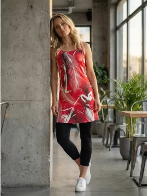 Hochwertiges Funktions-Westenkleid für Damen ALTISPORT VOJ/ALW001SAT01 ROT