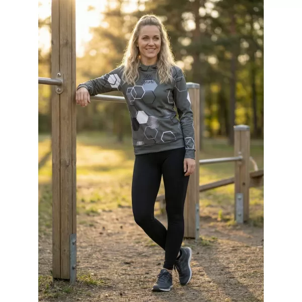  Hochwertiges Funktions-Sweatshirt für Damen ALTISPORT VOJ/ALW037MI01 GRAU 