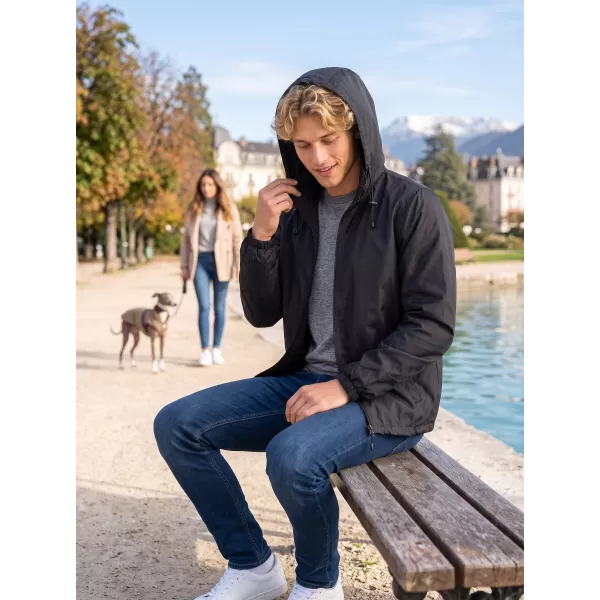  Unisex-Windjacke ALTISPORT NP/ALU425 SCHWARZ 