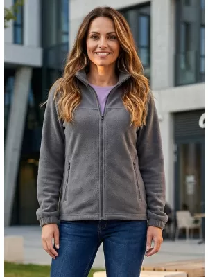 Fleece-Sweatshirt für Damen ALTISPORT NP/ALW405 STAHLGRAU