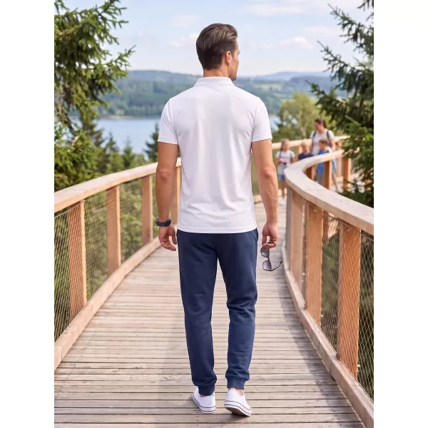  Herren-T-Shirt mit Kragen ALTISPORT NoPrint NP/ALM712 WEIß 