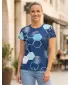 Hochwertiges Funktions-T-Shirt für Damen ALTISPORT VOJ/ALW037TR01 NAVY BLAU