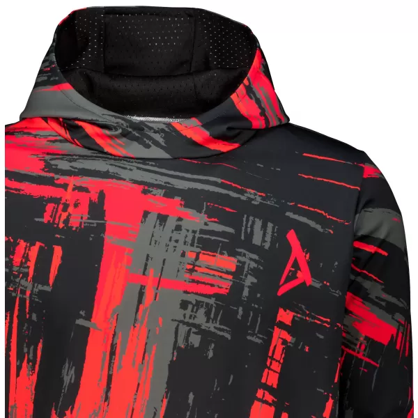  Premium-Sweatshirt für Herren ALTISPORT VOJ/ALM010MI01 SCHWARZ UND ROT 