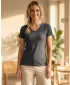 Damen-T-Shirt ALTISPORT NoPrint NP/ALW107 HELLES ANTHRAZIT