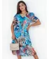 Kleid DSTREET BLOSSOM LOVE EY2524 BLAU
