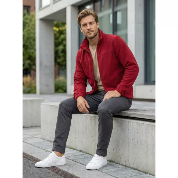  Fleece-Sweatshirt für Herren ALTISPORT NP/ALM105 MARLBORO-ROT 