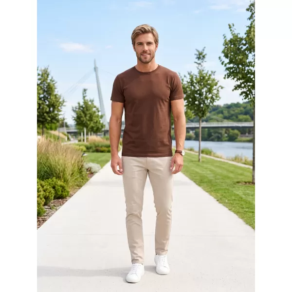  Herren-T-Shirt ALTISPORT NP/ALM921 SCHOKOLADE 