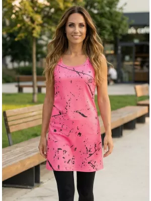 Hochwertiges Funktions-Westenkleid für Damen ALTISPORT VOJ/ALW034SAT01 NEON PINK