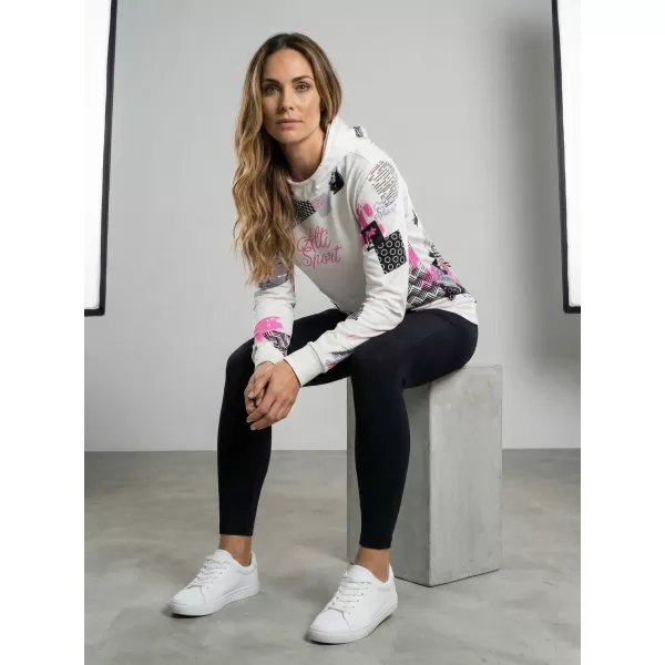  Premium-Sweatshirt für Damen ALTISPORT VOJ/ALW009MI01 WEIß 