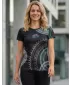 Hochwertiges Funktions-T-Shirt für Damen ALTISPORT VOJ/ALW033TR01 SCHWARZ UND BLAU