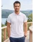 Herren-T-Shirt mit Kragen ALTISPORT NoPrint NP/ALM712 WEIß