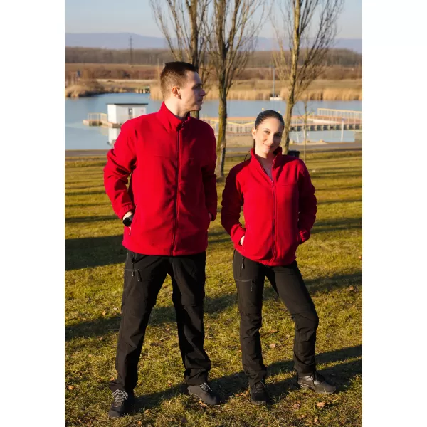  Fleece-Sweatshirt für Damen ALTISPORT NP/ALW405 ROT 