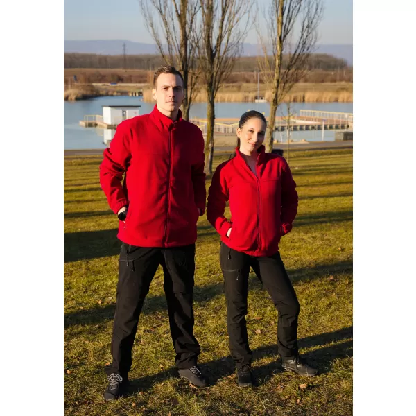 Fleece-Sweatshirt für Damen ALTISPORT NP/ALW405 ROT 