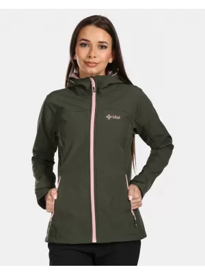 Softshelljacke für Damen KILPI RAVIA-W VL0109KI DUNKELGRÜN