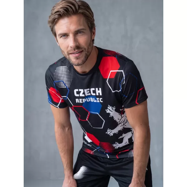  Hochwertiges Funktions-T-Shirt für Herren ALTISPORT x CZE VOJ/ALM036TR01 HEXA-GESICHT 