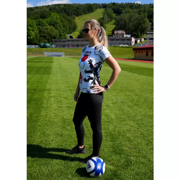 Hochwertiges Funktions-T-Shirt für Damen ALTISPORT x CZE VOJ/ALW036TR01 HEXA WEIß 