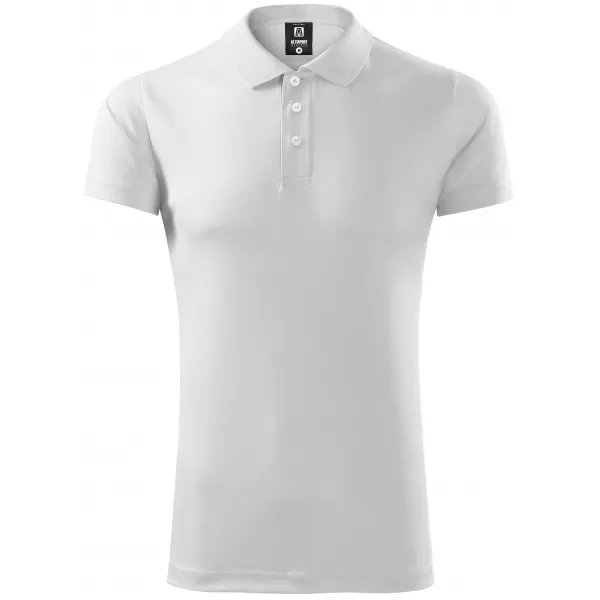  Herren-T-Shirt mit Kragen ALTISPORT NoPrint NP/ALM712 WEIß 