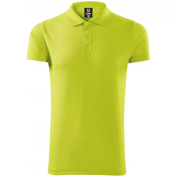  Herren-T-Shirt mit Kragen ALTISPORT NoPrint NP/ALM712 KALK 