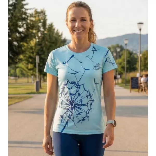  Frauenfunktional T -Shirt Premium ALTISPORT VOJ/ALW035TR01 FROSTBLAU 
