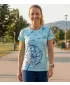 Frauenfunktional T -Shirt Premium ALTISPORT VOJ/ALW035TR01 FROSTBLAU
