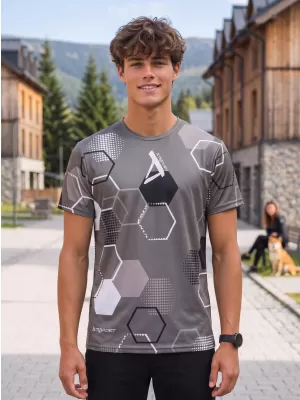 Funktionelles Premium-T-Shirt für Herren ALTISPORT VOJ/ALM037TR01 GRAU