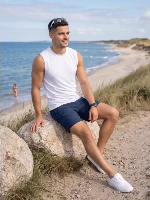 Funktions-Tanktop für Herren ALTISPORT NoPrint NP/ALM028 WEIß