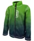 Fleece-Sweatshirt für Kinder WAMU MOZAIKA GRÜN