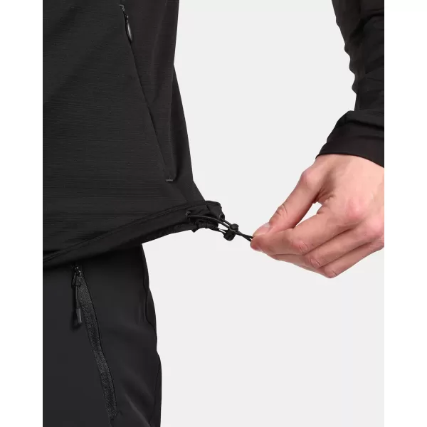  Fleece-Sweatshirt für Herren KILPI MEMPHIS-M VM0201KI SCHWARZ 