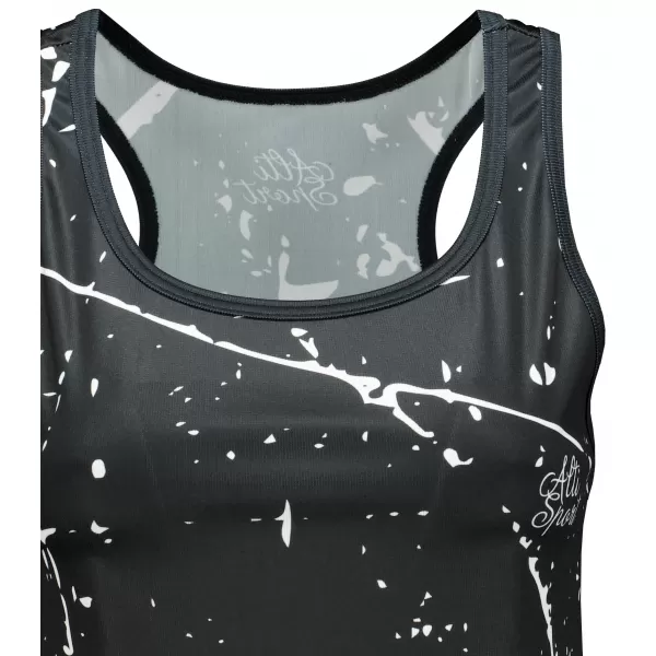  Hochwertiges Funktions-Tanktop für Damen ALTISPORT VOJ/ALW034TIL01 SCHWARZ 