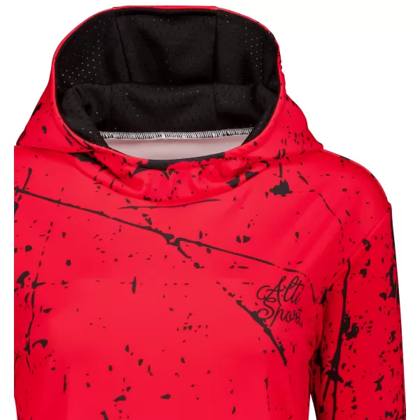  Hochwertiges Funktions-Sweatshirt für Damen ALTISPORT VOJ/ALW034MI01 ROT 