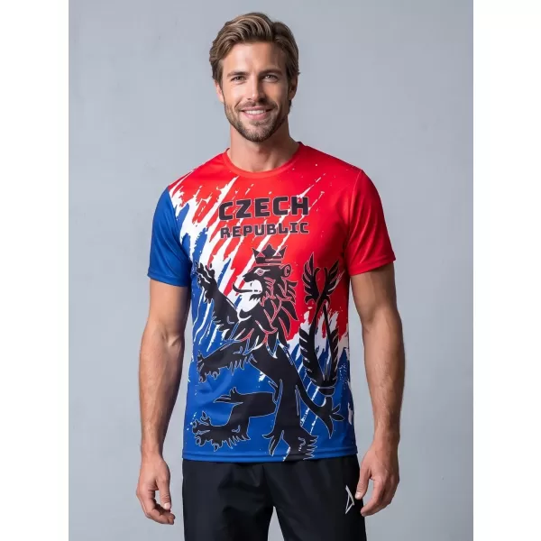  Hochwertiges Funktions-T-Shirt für Herren ALTISPORT x CZE VOJ/ALM036TR01 LÖWE 
