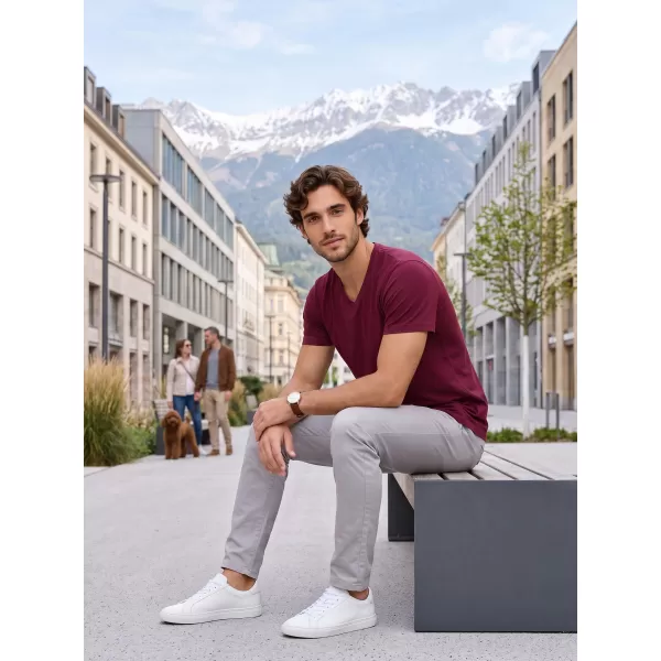  Herren-T-Shirt ALTISPORT NoPrint NP/ALM007 GRANAT 