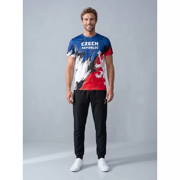  Hochwertiges Funktions-T-Shirt für Herren ALTISPORT x CZE VOJ/ALM036TR01 STREIFEN 