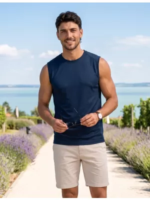 Funktions-Tanktop für Herren ALTISPORT NoPrint NP/ALM028 NAVY BLAU