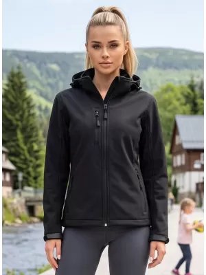 Softshelljacke für Damen ALTISPORT NP/ALW125 SCHWARZ