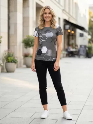 Hochwertiges Funktions-T-Shirt für Damen ALTISPORT VOJ/ALW037TR01 GRAU