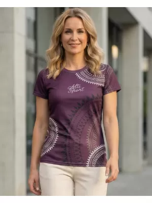 Hochwertiges Funktions-T-Shirt für Damen ALTISPORT VOJ/ALW033TR01 DUNKELVIOLETT