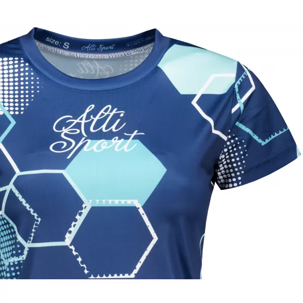 Hochwertiges Funktions-T-Shirt für Damen ALTISPORT VOJ/ALW037TR01 NAVY BLAU 