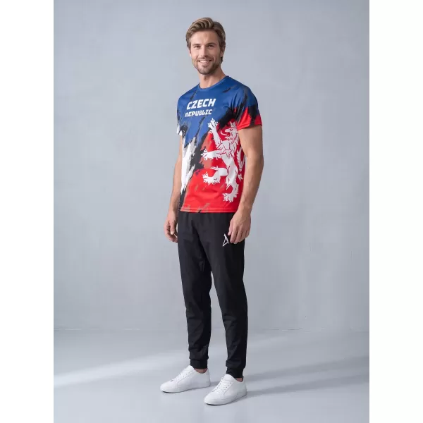  Hochwertiges Funktions-T-Shirt für Herren ALTISPORT x CZE VOJ/ALM036TR01 STREIFEN 