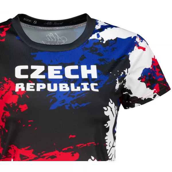  Hochwertiges Funktions-T-Shirt für Damen ALTISPORT x CZE VOJ/ALM036TR01 FLECKEN 