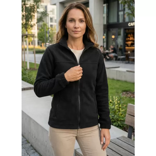  Fleece-Sweatshirt für Damen ALTISPORT NP/ALW405 SCHWARZ 