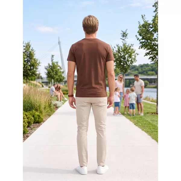  Herren-T-Shirt ALTISPORT NP/ALM921 SCHOKOLADE 