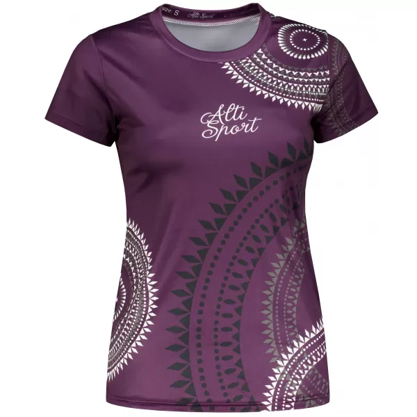  Hochwertiges Funktions-T-Shirt für Damen ALTISPORT VOJ/ALW033TR01 DUNKELVIOLETT 