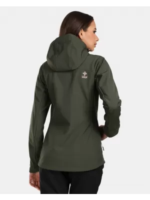 Softshelljacke für Damen KILPI RAVIA-W VL0109KI DUNKELGRÜN