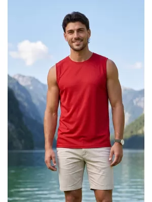 Funktions-Tanktop für Herren ALTISPORT NoPrint NP/ALM028 ROT