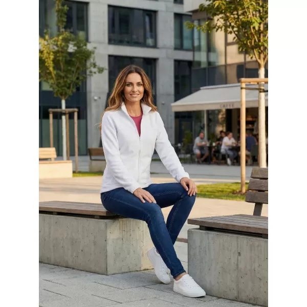  Fleece-Sweatshirt für Damen ALTISPORT NP/ALW405 WEIß 