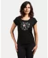 Damen-T-Shirt KILPI ROANE-W VL0364KI SCHWARZ