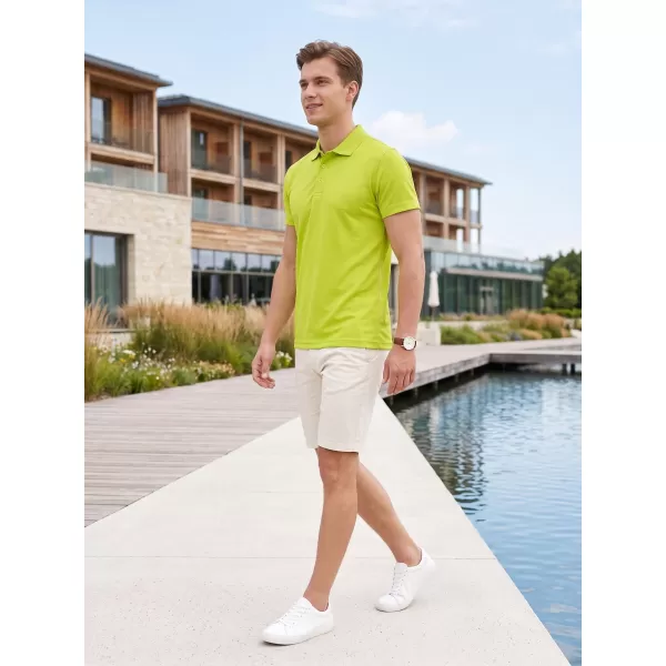  Herren-T-Shirt mit Kragen ALTISPORT NoPrint NP/ALM712 KALK 