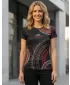 Hochwertiges Funktions-T-Shirt für Damen ALTISPORT VOJ/ALW033TR01 SCHWARZ UND ROT