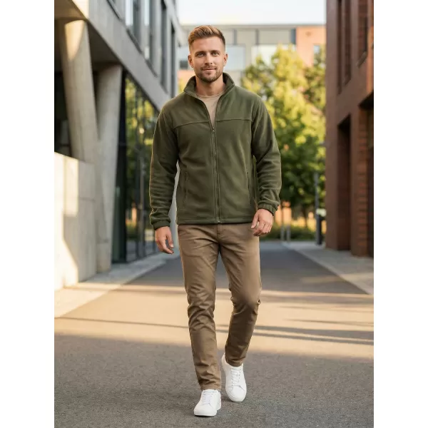  Fleece-Sweatshirt für Herren ALTISPORT NP/ALM105 MILITÄR 